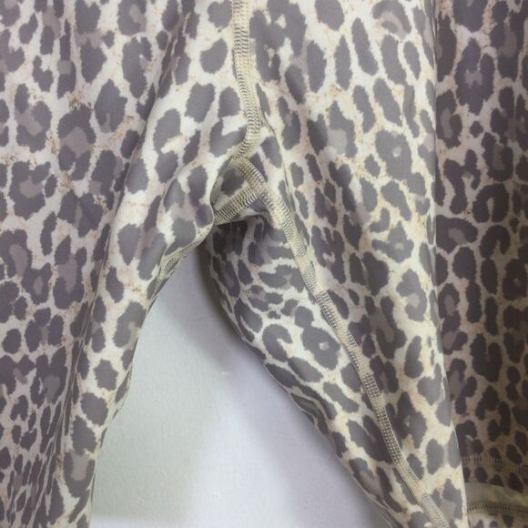 Calme Johnny Was Womens Endurance Biker Shorts Pull-On Leopard Print Size L NWT - Picture 9 of 16
